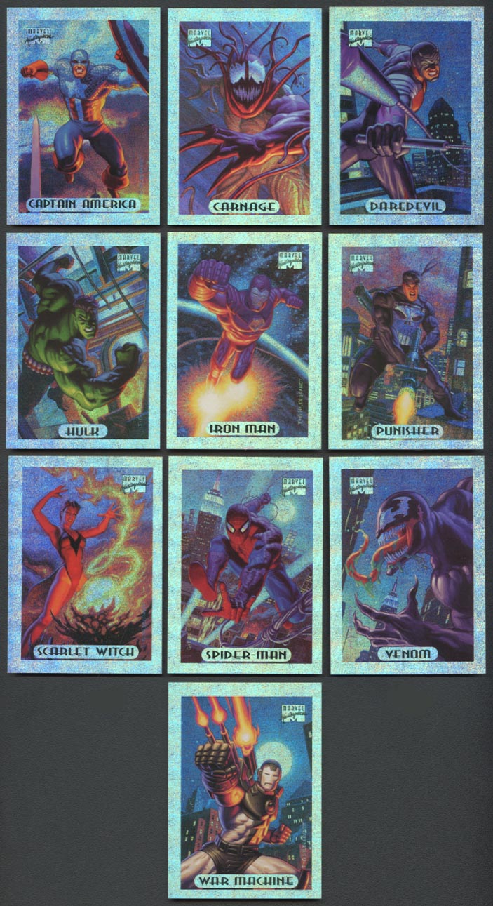 MARVEL MASTERPIECES 1994 HOLOFOIL INSERT SET #1   #10  