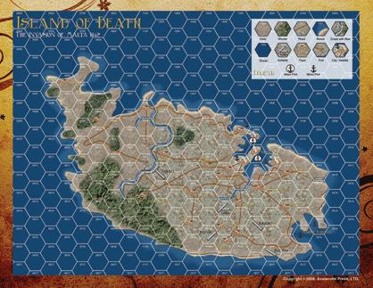 ISLAND OF DEATH INVASION OF MALTA BY AVALANCHE PRESS  